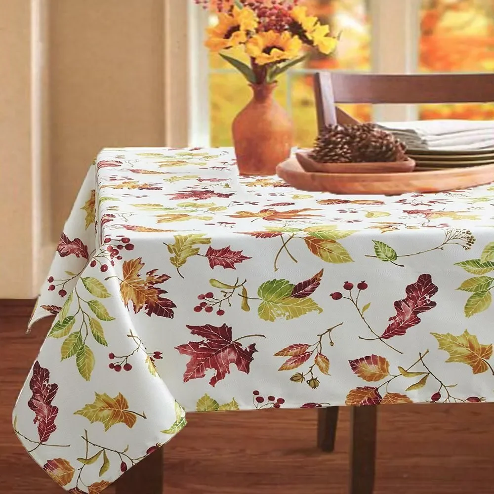 Printed Linen Tablecloth 70